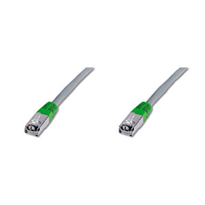 Digitus Cat. 5e F-utp Patch Kablo, Cross, 10 Metre, Awg 26, Gri Renk Tdrtr