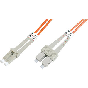 Beek Lc-sc Fiber Optik Patch Kablo, Multimode Om 1 62.5/125 Duplex, 3.0mm, Lszh, 10 Metre