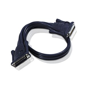 Aten Kvm (keyboard/video Monitor/mouse) Switch’ler İçin Kaskad Bağlantı Kablosu, 15 Metre, D-sub 25 Erkek  Dişi