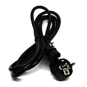 Beek Güç Kablosu Schuko &lt;-&gt; C15, 1.8 Metre, H05vv-f 3*1 5mm Kare&lt;br&gt;beek Schuko-c15 Power Cable 1.8m, H05vv-f 3*1.5mm2