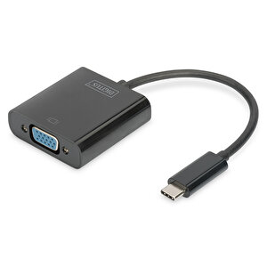 Digitus Usb 3.1 (gen. 1) (usb Tip C)  Vga Grafik Adaptörü Giriş: 1 X Usb Tip C Erkek (bilgisayar Bağlantısı) Çıkış: 1 X Vga (hd15)