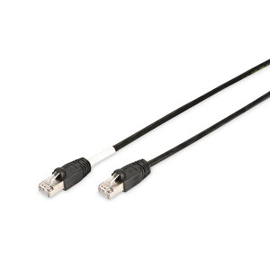 Digitus Cat 6 S-ftp Dış Mekan Patch Kablosu, Cu, Pe Awg 27/7, Siyah Renk, 3 Metredigitus Cat 6 S-ftp Outdoor Patch Cord, Cu, Pe Aw