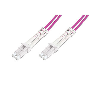 Beek Lc-lc Fiber Optik Patch Kablo, Multimode Om 4 50/125 Duplex, 3.0mm, Lszh, 3 Metre