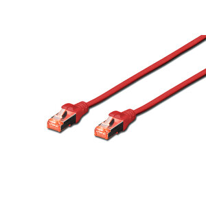 Beek Cat 6 Sftp/pimf (pairs In Metal Foil) Patch Kablosu, 3 Metre, Lszh, Awg 26, Kırmızı Renk