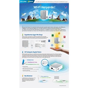 3000mbps Taşınabilir 3g N Router