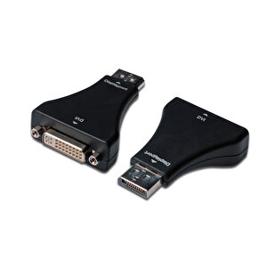 Displayport (dp) &lt;-&gt; Dvi-i  Adaptörü, Dp Erkek - Dvi-i (24+5) Dişi