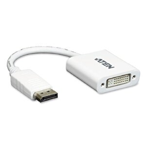 Displayport (dp) &lt;-&gt; Dvi Adaptörü, Dp Erkek - Dvi-i Dişi, Dp1.1a, Dvi1.1, 1920x 1080 @60hz, Kablolu, 0.20 Metre