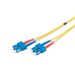 Digitus Sc-sc Fiber Optik Patch Kablo, 1 Metre, Singlemode, Duplex, 09/125