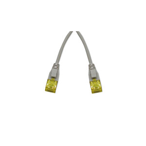 Beek Cat.6a İnce Tip Patch Kablo, U/utp, 0.5 Metre, Awg 28, Gri Renk, Lszh&lt;br&gt;beek Cat.6a Slim Patch Cable, U/utp, 0.5 Meter