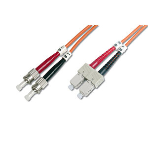 Digitus St-sc Fiber Optik Patch Kablo, 2 Metre, Multimode, Duplex, 50/125 Tdrtr