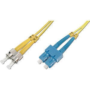 Beek St-sc Fiber Optik Patch Kablo, 9/125 Μ, Singlemode, 3.0mm, Duplex, Os2, Lszh, 2 Metre Tdrtr