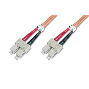 Digitus Sc-sc Fiber Optik Patch Kablo, 10 Metre, Multimode, Duplex, 62.5/125 Tdrtr