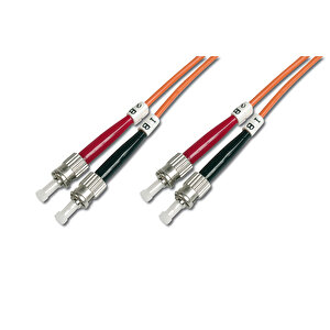Digitus St-st Fiber Optik Patch Kablo, 3 Metre, Multimode, Duplex, 50/125 Tdrtr