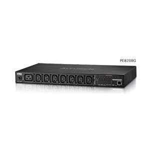 Eco  Pdu/power Distribution Unit (elektrik Güç Dağıtım Ünitesi), 7 X Iec320 C13 10a Maksimum + 1 X Iec320 C19 16a Maksimum, 1u For