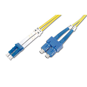 Digitus Lc-sc Fiber Optik Patch Kablo, 3 Metre, Singlemode, Duplex, 09/125 Tdrtr