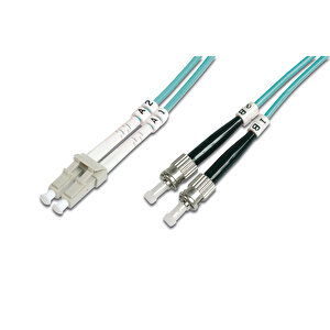 Beek Lc-st Fiber Optik Patch Kablo, Multimode Om 3 50/125 Duplex, 3.0mm, Lszh, 2 Metre