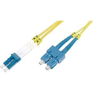 Beek Lc-sc Fiber Optik Patch Kablo, 9/125 Μ, Singlemode, 3.0mm, Duplex, Os2, Lszh, 20 Metre