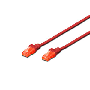 Beek Cat. 6 Patch Kablo, U/utp, 0,25 Metre, Awg 26, Kırmızı Renk, Lszh