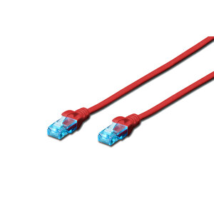 Beek Cat. 5e Patch Kablo, Utp, 1 Metre, Awg 26, Kırmızı Renk Tdrtr