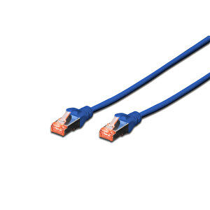 Digitus Cat.6 Patch Kablo, S-ftp, Halogenfree, Awg 27/7, 1 Metre, Mavi Renk Tdrtr