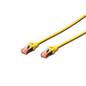 Beek Cat 6 Sftp/pimf (pairs In Metal Foil) Patch Kablosu, 1 Metre, Lszh, Awg 26, Sarı Renk