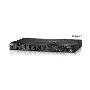 Eco  Pdu/power Distribution Unit (elektrik Güç Dağıtım Ünitesi), 8 X Iec 320 C13 Priz, 10a Maksimum, 1u Form 15a/10a 8-outlet 1u O
