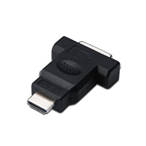 Hdmi &lt;-&gt; Dvi-i Adaptörü, Hdmi Tip A (19) Erkek - Dvi-i (24 + 5) Dişi, Hdmi 1.3, Siyah Renk