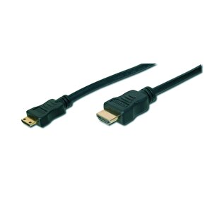 Hdmi Highspeed Bağlantı Kablosu (hdmi 1.3), 1080p, Hdmi Tip C  (mini) Erkek - Hdmi Tip A Erkek, 3 Metre, Cu, Awg30, 2 X Zırhlı, Ul