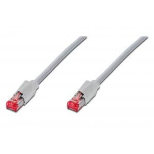 Digitus Cat 6a S-ftp/pimf (pairs In Metal Foil) Patch Kablosu, 1 Metre, Lsoh, Awg 27/7, Gri Renk Draka Uc 900 Ss Frnc, Hirose Tm21
