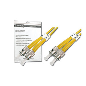 Digitus St-st Fiber Optik Patch Kablo, 3 Metre, Singlemode, Duplex, 09/125 Tdrtr