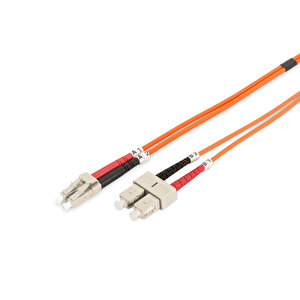 Digitus Lc-sc Fiber Optik Patch Kablo, 15 Metre, Multimode, Duplex, 50/125 Tdrtr
