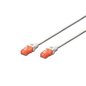 Beek Cat. 6 Patch Kablo, U/utp, 2 Metre, Awg 26, Beyaz Renk, Lszh