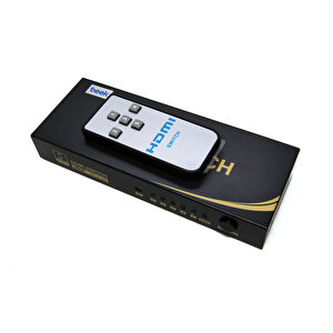 Beek 5 Port Ultra Hd 4k Hdmi Switch, 5 Giriş - 1 Çıkış, Uzaktan Kumandalı, 4k2k, 3d Görüntü Formatlarını Destekler, Hdmi 2.0, Hdcp