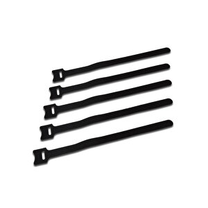 Kablo Bağı Cırt Cırtlı, 13 X 150 Mm, Paket İçeriği: 100 Adet, Siyah Renk Tdrtr