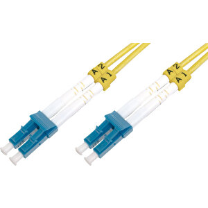 Beek Lc-lc Fiber Optik Patch Kablo, 9/125 Μ, Singlemode, 3.0mm, Duplex, Os2, Lszh, 50 Metre Tdrtr