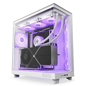 H6 Flow Rgb Beyaz Atx Mid Tower Kasa