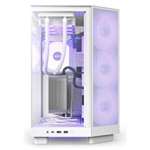 H6 Flow Rgb Beyaz Atx Mid Tower Kasa