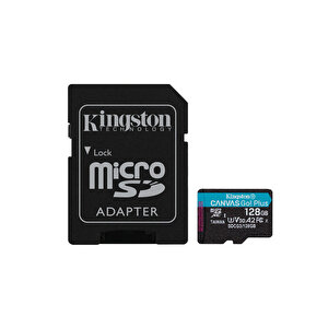 Kingston 128gb Microsdxc Canvas Go Plus 170r A2 U3 V30 Card + Adp Tdrtr