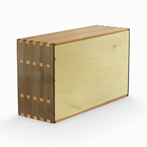 Desna Üç Katlı Çekmeceli Kırtasiye Saklama Rafı - Model 2 - 340mm X 200mm X 120mm - Woodsaka