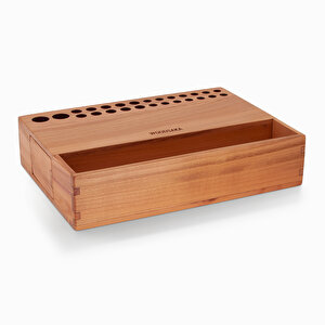 Reka - Mini Çekmeceli Kalemlik Organizer - Kiraz