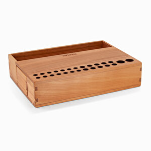 Reka - Mini Çekmeceli Kalemlik Organizer - Kiraz