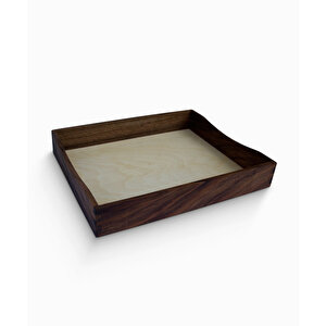 Dergilik - Ceviz - 314mm X 259mm X 50mm - Woodsaka
