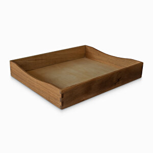 Dergilik - Ceviz - 314mm X 259mm X 50mm - Woodsaka