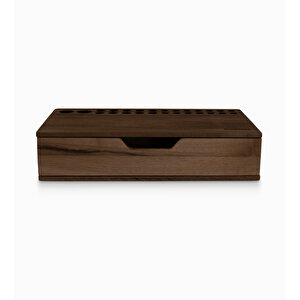 Reka - Mini Çekmeceli Kalemlik Organizer - Ceviz