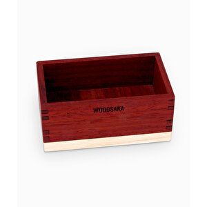 Ataşlık - Paduk Ve Akça Ağaçlarından - 101mm X 60mm X 45mm - Woodsaka