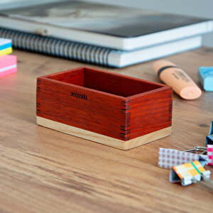 Ataşlık - Paduk Ve Akça Ağaçlarından - 101mm X 60mm X 45mm - Woodsaka