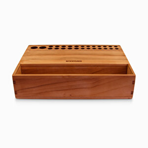 Reka - Mini Organizer - Çekmece Ve Açık Saklama Gözü - Kiraz