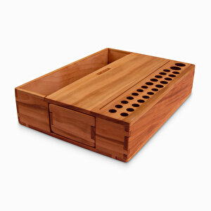 Reka - Mini Organizer - Çekmece Ve Açık Saklama Gözü - Kiraz