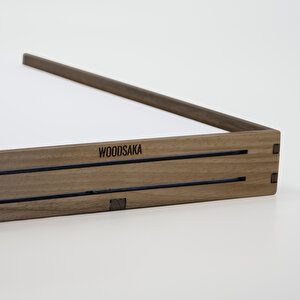 3line A4 Kağıt Tepsis Ceviz - 311mm X 227mm X 43mm - Woodsaka
