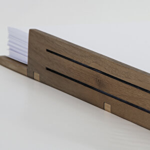3line A4 Kağıt Tepsis Ceviz - 311mm X 227mm X 43mm - Woodsaka